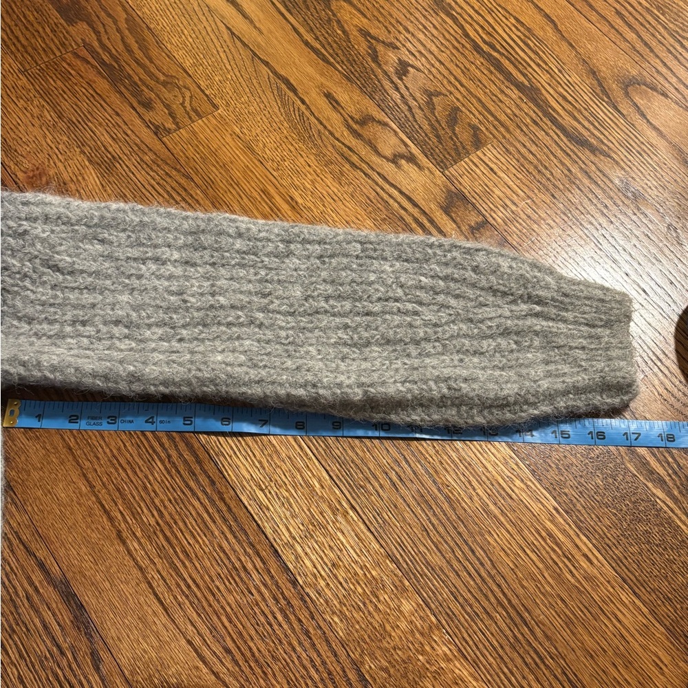 Nation LTD | Serena Off the Shoulder Sweater Alpaca‎ Dove Gray Heather Sz S - Picture 9 of 9
